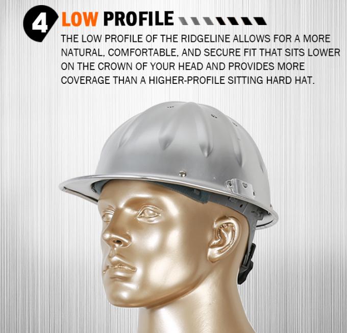 Kseibi V Model Aluminium Hard Hat Safety Helmet untuk Welding