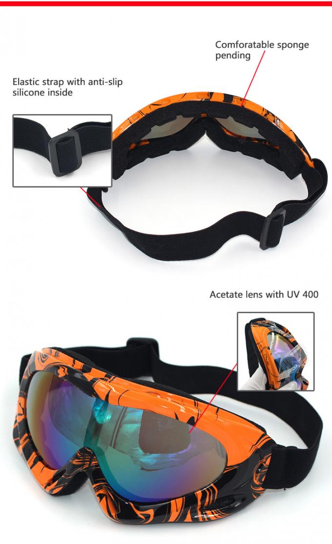 UV400 Keselamatan Protactive Scrooter Eyewear Dirt Bike Racing Goggle