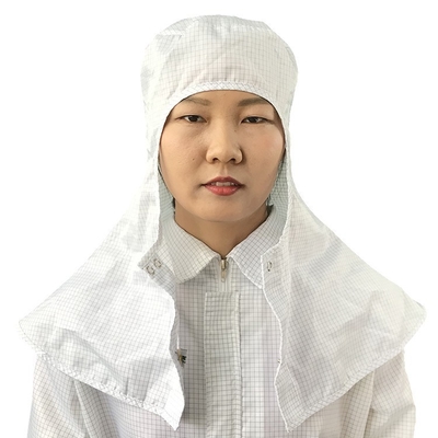 Pabrik Makanan Listrik Polyester anti debu Grosir Layanan OEM Kamar Bersih Industri Anti-statis ESD Keamanan Topi Shawl